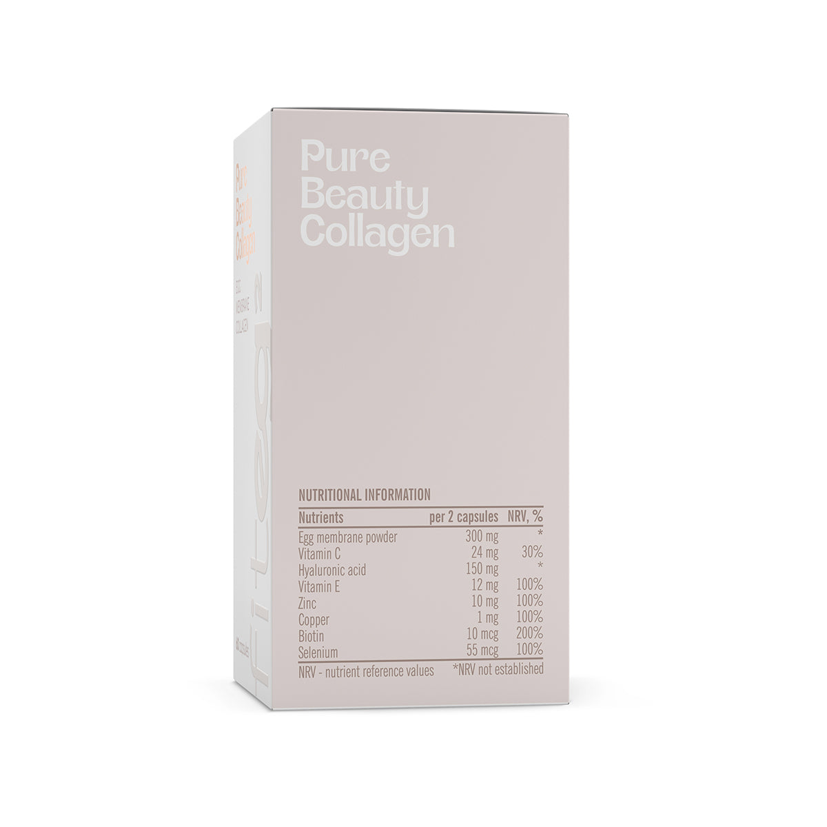 Fiteg2 Pure Beauty Collagen (Egg Membrane Collagen), 60 capsules