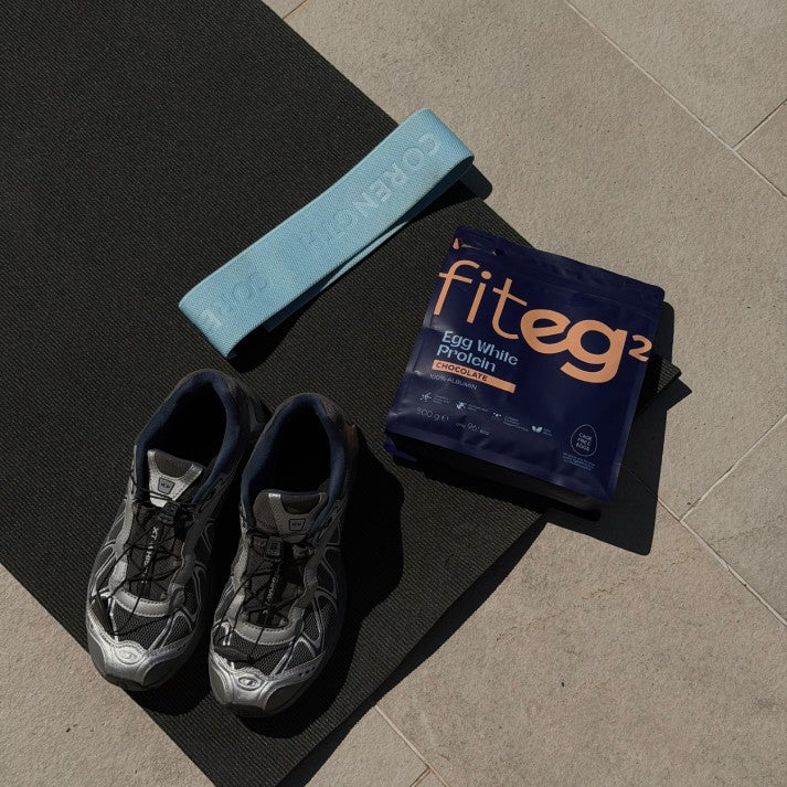 Fiteg2 Olu baltuma proteīna pulveris - šokolādes stēvija
