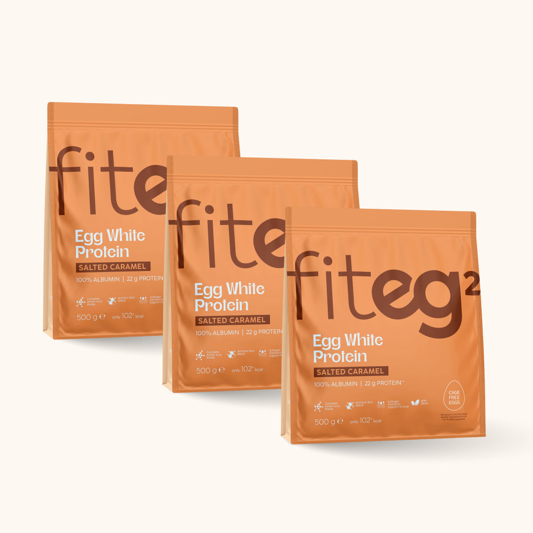 Egg White Protein Powder - Salted Caramel Trio