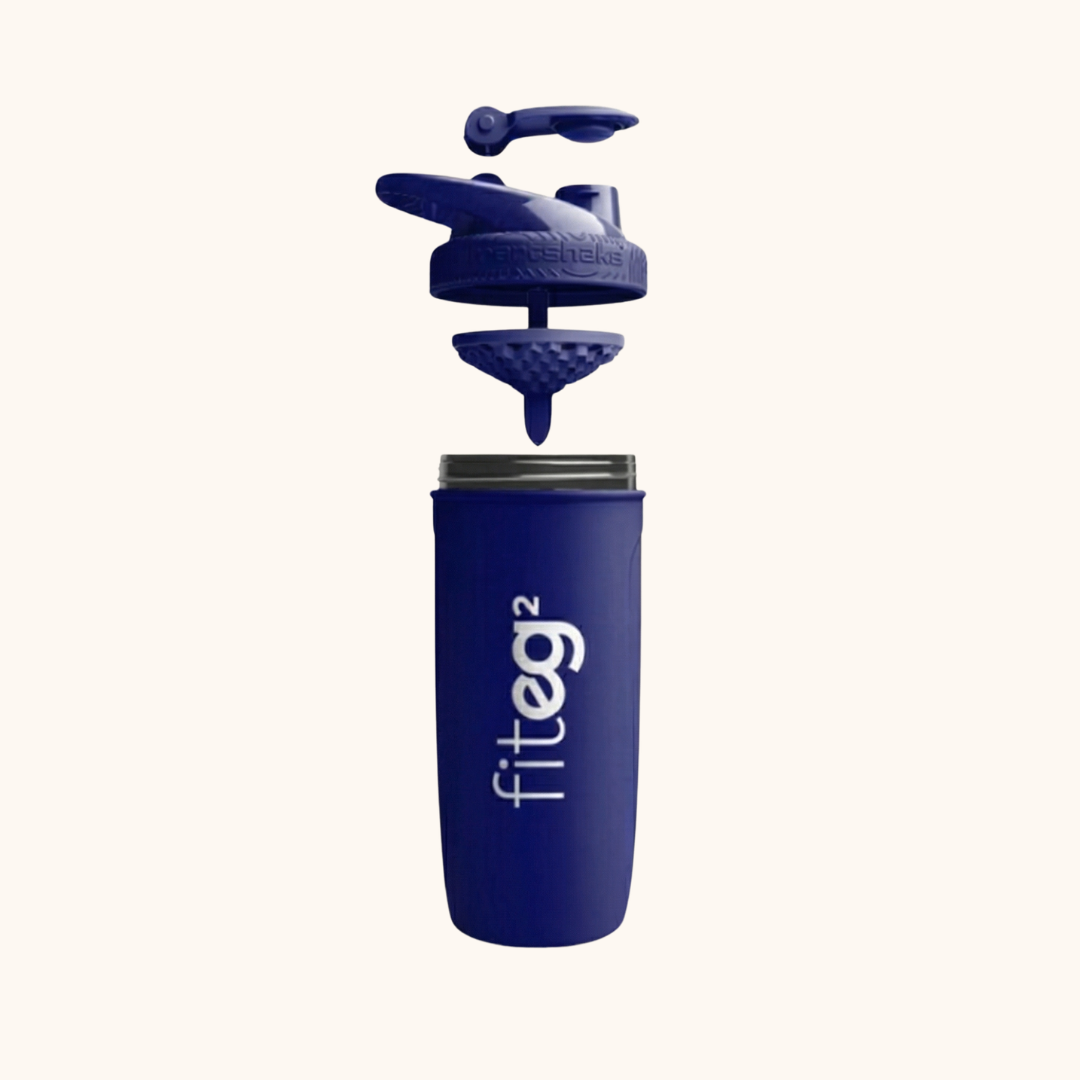 Fiteg² metallist shaker segamisvõrguga, 700 ml