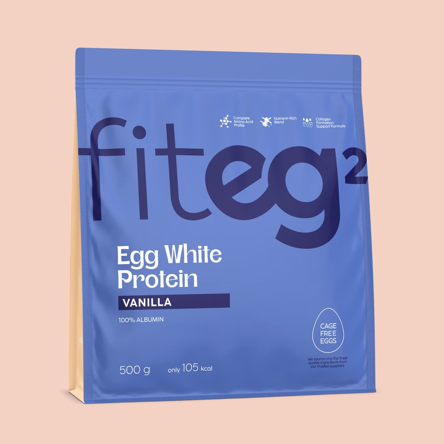 Fiteg2 Egg White Protein Powder (Vanilla)