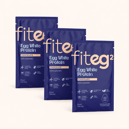 Egg White Protein Sachets - Chocolate Trio