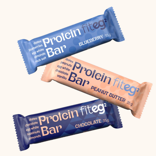 Fiteg2 Egg White Protein Bar MIX, 12 bars
