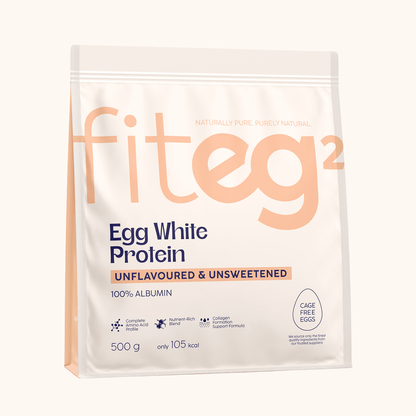Fiteg2 Egg White Protein Powder - Unflavoured & Unsweetened (delivery from 09.12.)
