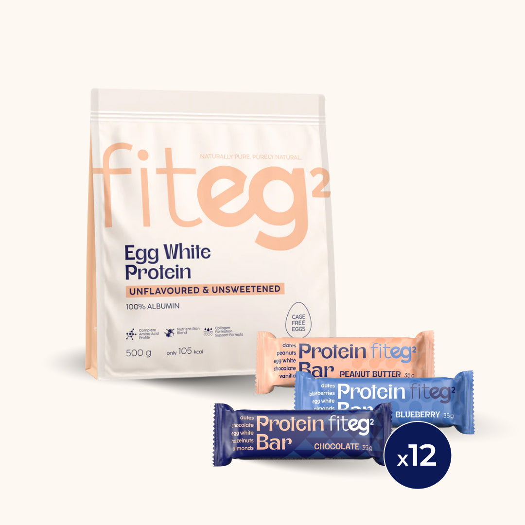 Fiteg² olu baltuma proteīna komplekts “Ziemas gardums”, bez garšas