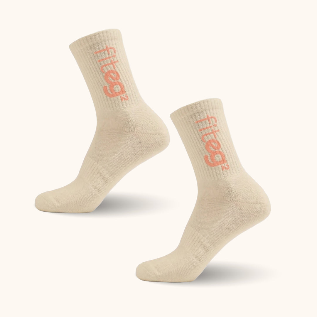 Fiteg2 Cotton Sports Socks 2-pack (size 36-40)
